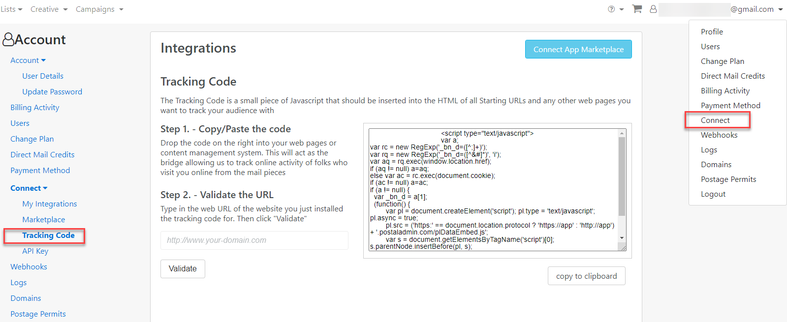 Tracking Code Overview eduConverse